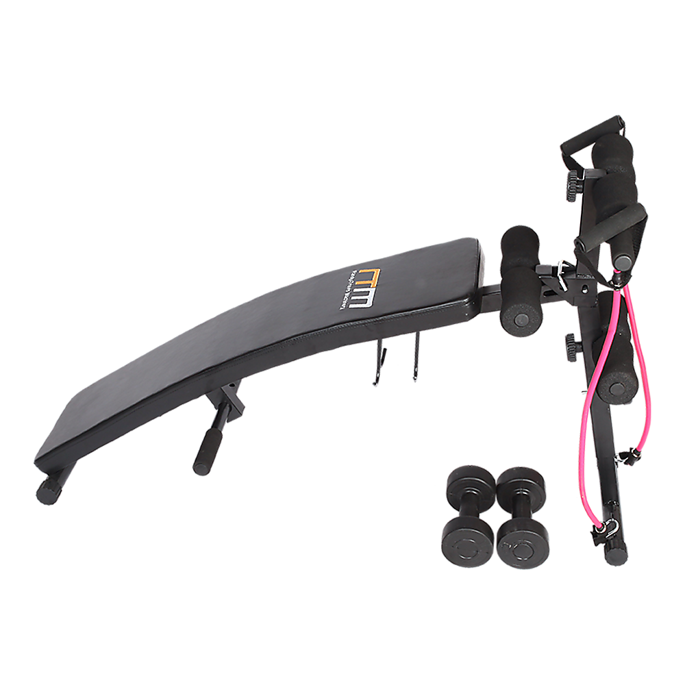 Foldable Incline Sit Up Bench for Home Gym Ab Workout Training V63-798677