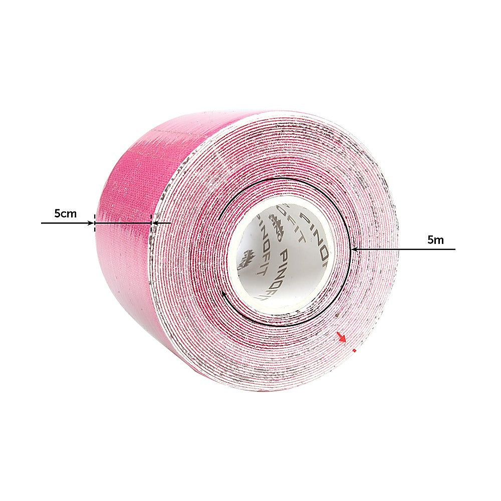 10 Rolls Muscle & Injury Kinesiology Sports Tape 5m x 5cm - Waterproof Support V63-798697