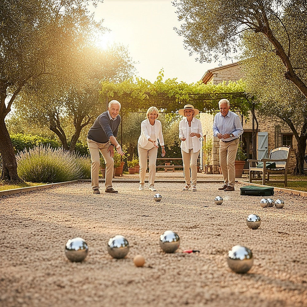 Deluxe Boules Bocce 8 Alloy Ball Set V63-798757