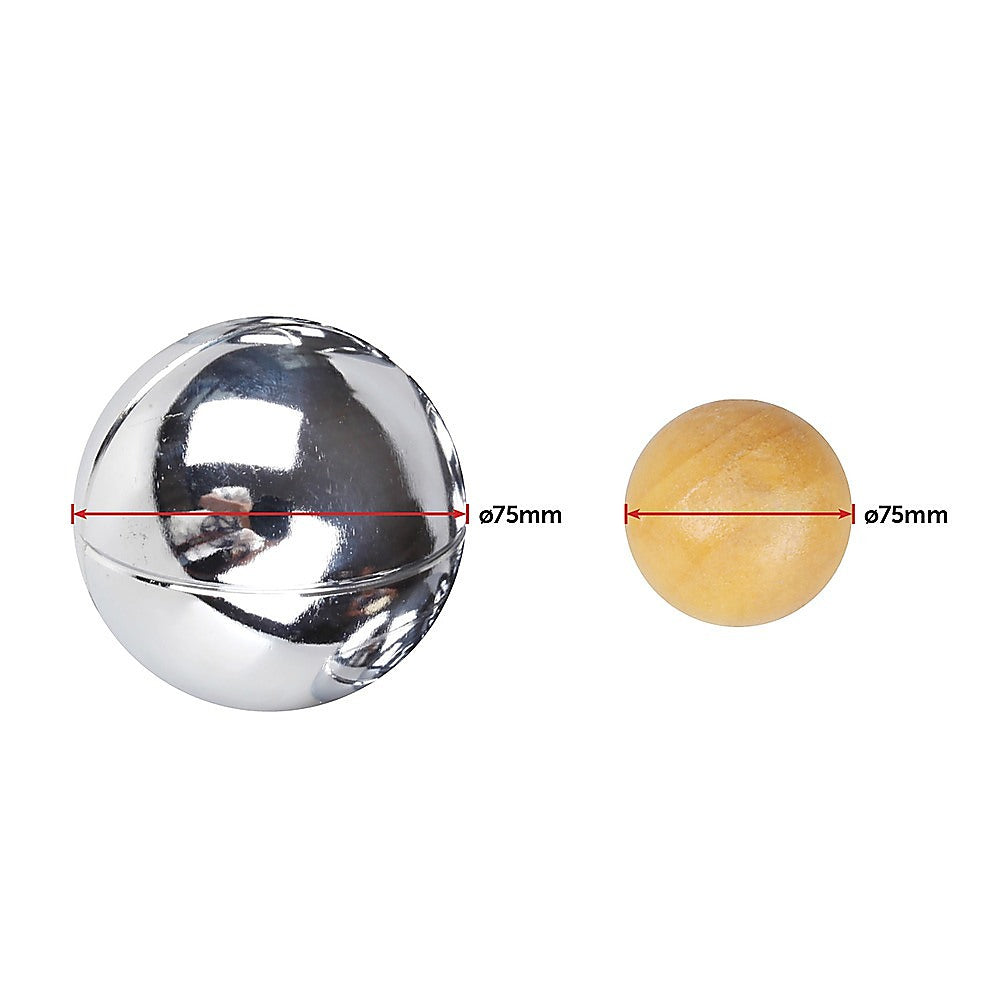 Deluxe Boules Bocce 8 Alloy Ball Set V63-798757