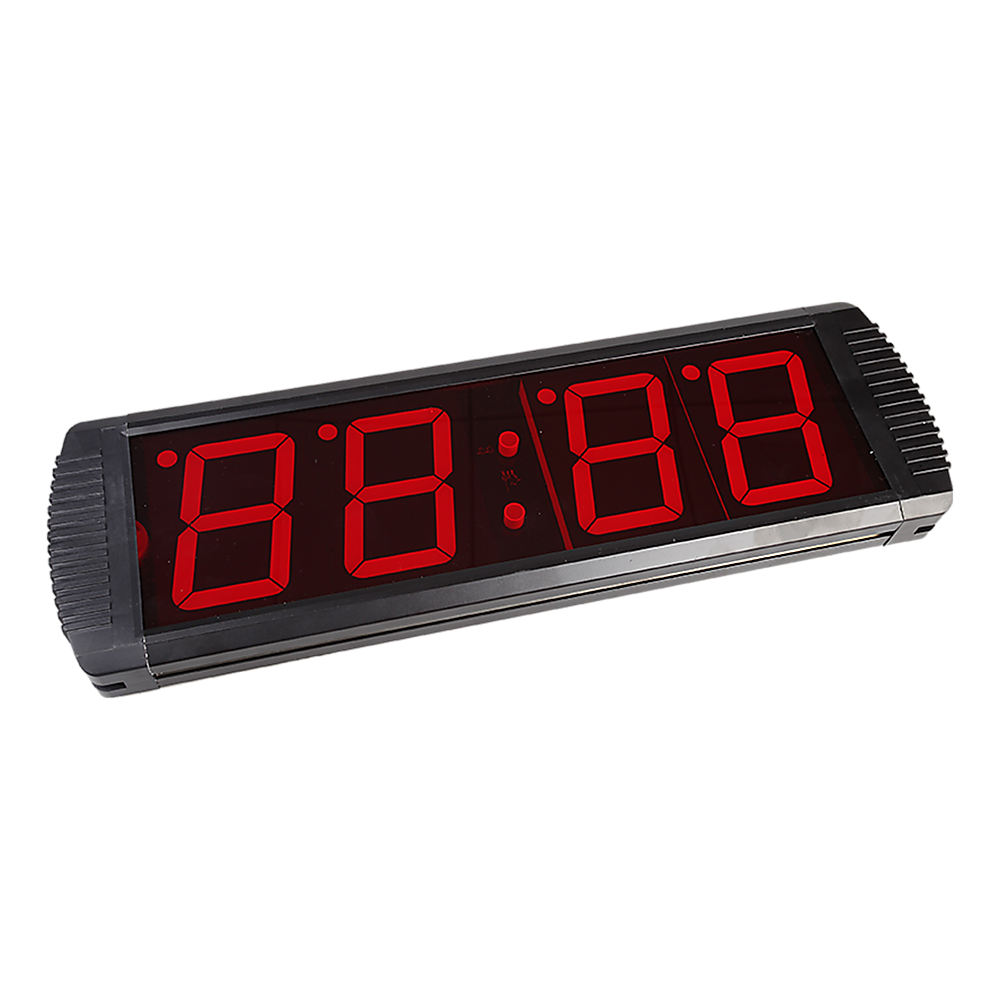 Digital Timer Interval Fitness Clock with LED Display for Home Gym Workouts