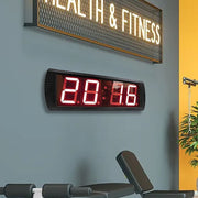 Digital Timer Interval Fitness Clock with LED Display for Home Gym Workouts