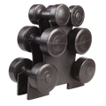 12kg Dumbbell Weights Set with Rack for Home Gym Training V63-798807