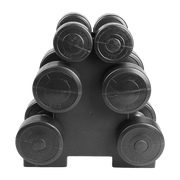 12kg Dumbbell Weights Set with Rack for Home Gym Training V63-798807