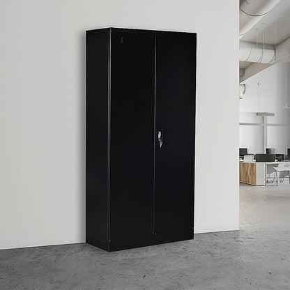 Two-Door Shelf Office Gym Filing Storage Locker Cabinet Safe V63-799127
