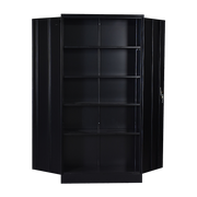 Two-Door Shelf Office Gym Filing Storage Locker Cabinet Safe V63-799127
