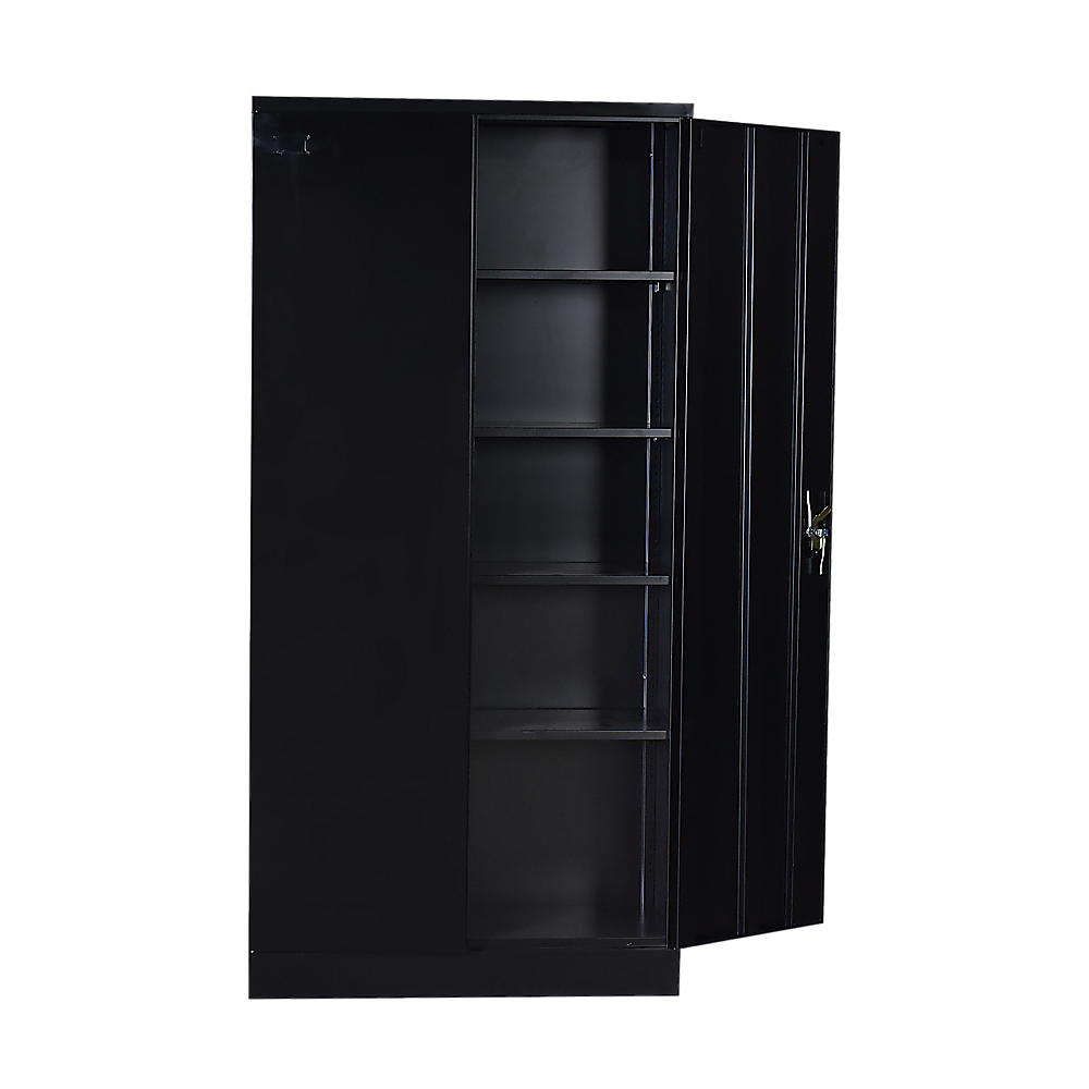 Two-Door Shelf Office Gym Filing Storage Locker Cabinet Safe V63-799127