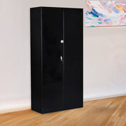 Two-Door Shelf Office Gym Filing Storage Locker Cabinet Safe V63-799127