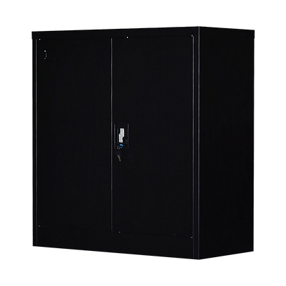 Two-Door Shelf Office Gym Filing Storage Locker Cabinet Safe V63-799167