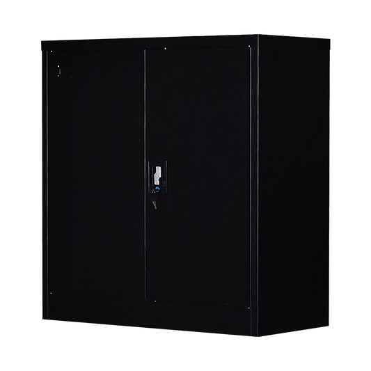 Two-Door Shelf Office Gym Filing Storage Locker Cabinet Safe V63-799167