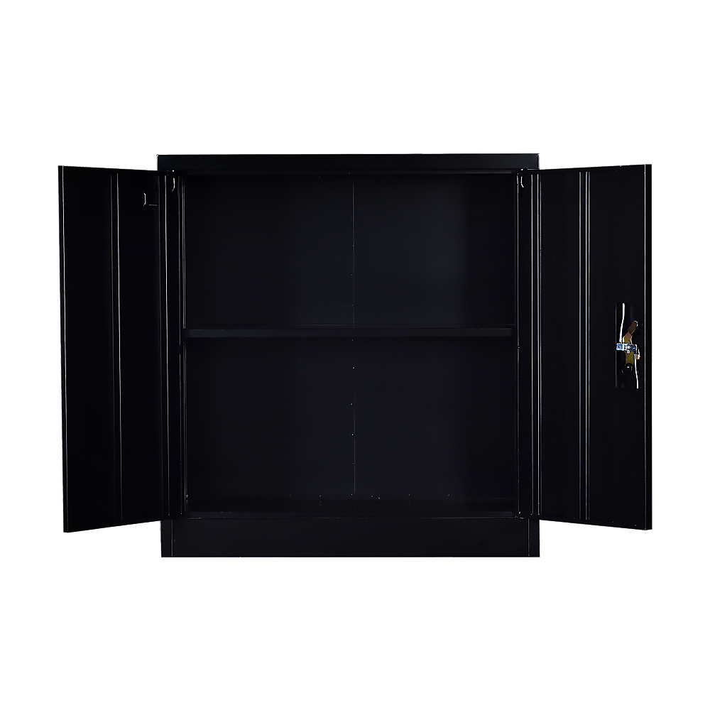 Two-Door Shelf Office Gym Filing Storage Locker Cabinet Safe V63-799167