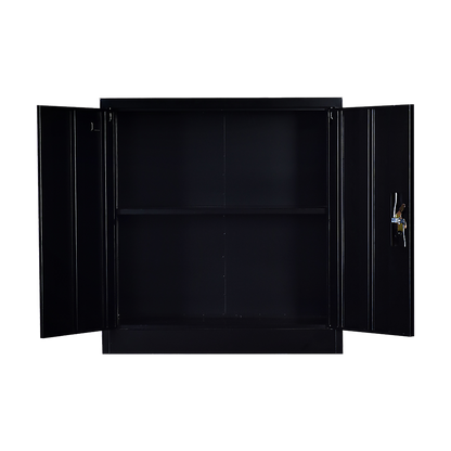 Two-Door Shelf Office Gym Filing Storage Locker Cabinet Safe V63-799167