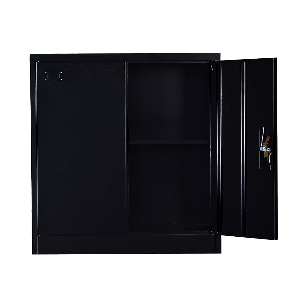Two-Door Shelf Office Gym Filing Storage Locker Cabinet Safe V63-799167