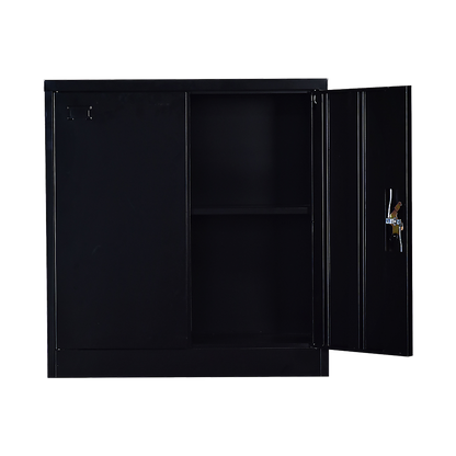 Two-Door Shelf Office Gym Filing Storage Locker Cabinet Safe V63-799167
