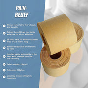 Premium Rigid Sports Strapping Tape - 30 Rolls of 38mm X 13.7M V63-799257