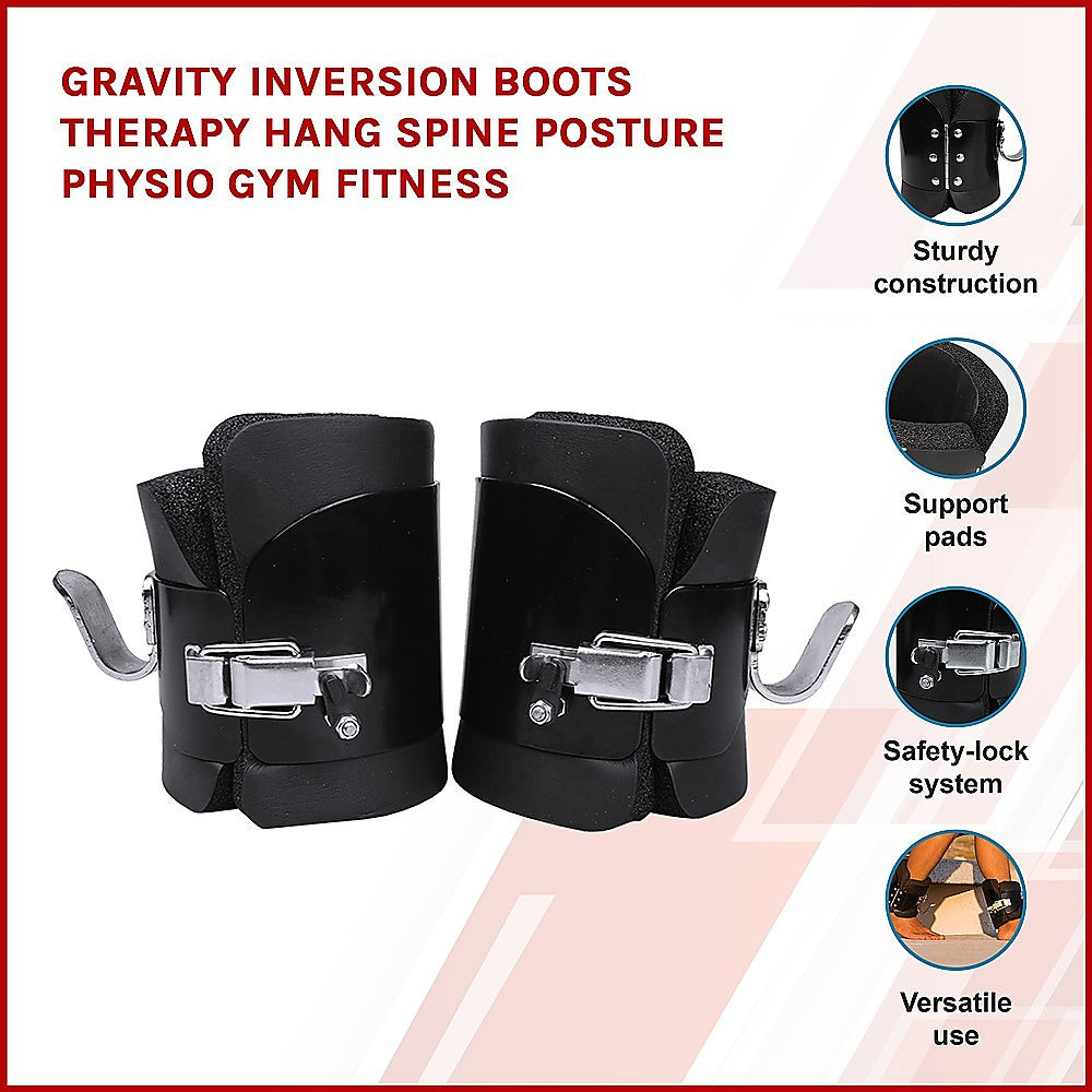 Gravity Inversion Boots for Back Therapy - Spine Decompression & Fitness Training V63-799277