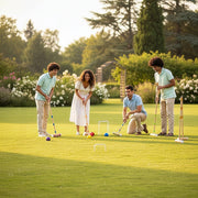 Croquet Set For Up To 6 Players Complete Outdoor Lawn Game Set For Family Gatherings And Events V63-799307