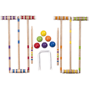 Croquet Set For Up To 6 Players Complete Outdoor Lawn Game Set For Family Gatherings And Events V63-799307