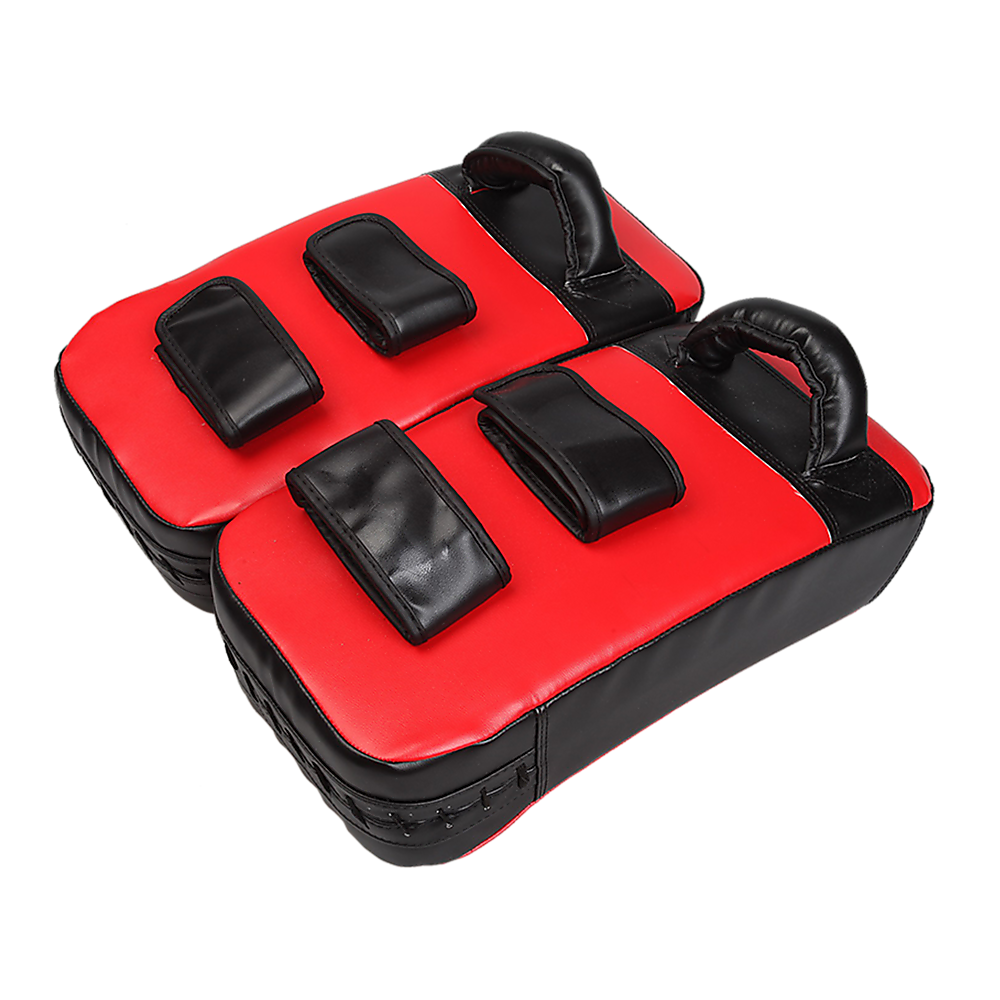 2 x Thai Boxing Punch Focus Pad Mitts Training Strike Shields Set V63-799317