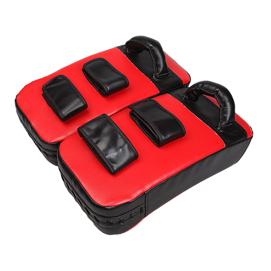 2 x Thai Boxing Punch Focus Pad Mitts Training Strike Shields Set V63-799317