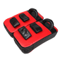 2 x Thai Boxing Punch Focus Pad Mitts Training Strike Shields Set V63-799317