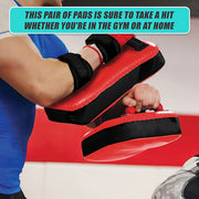 2 x Thai Boxing Punch Focus Pad Mitts Training Strike Shields Set V63-799317