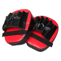 2 x Thai Boxing Punch Focus Gloves Kit Training Red & Black Pads V63-799327