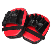 2 x Thai Boxing Punch Focus Gloves Kit Training Red & Black Pads V63-799327