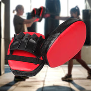 2 x Thai Boxing Punch Focus Gloves Kit Training Red & Black Pads V63-799327
