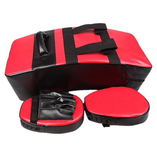 Kickboxing Shield & Punching Pad Combo - Sparring Training Strike Set V63-799337