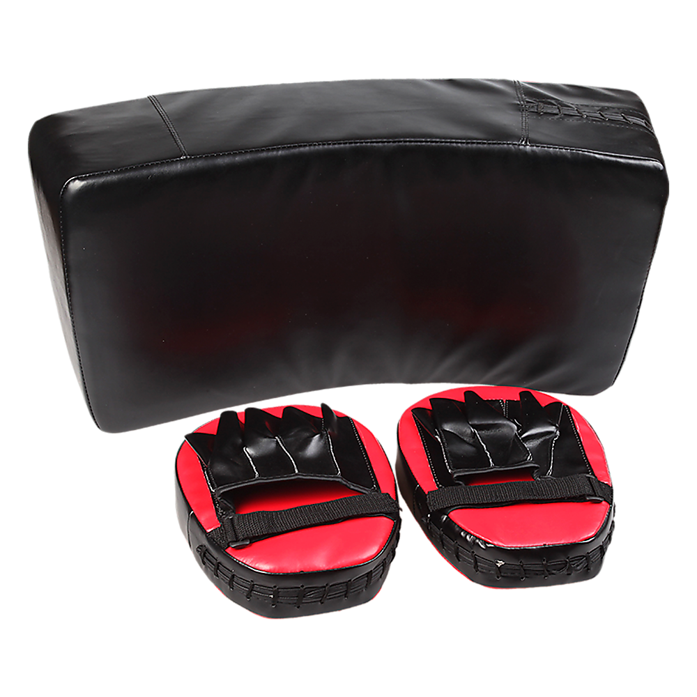 Kickboxing Shield & Punching Pad Combo - Sparring Training Strike Set V63-799337
