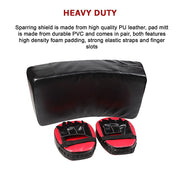 Kickboxing Shield & Punching Pad Combo - Sparring Training Strike Set V63-799337