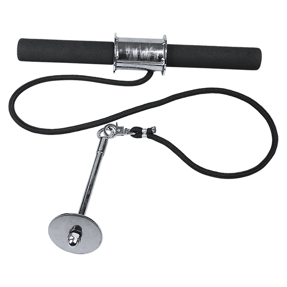 Forearm Wrist Grip Strength Roller Exercise Bar Home Gym Training V63-799347