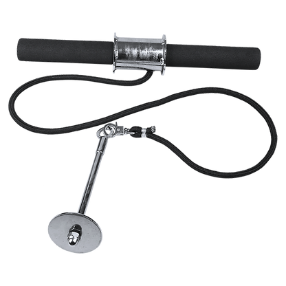 Forearm Wrist Grip Strength Roller Exercise Bar Home Gym Training V63-799347
