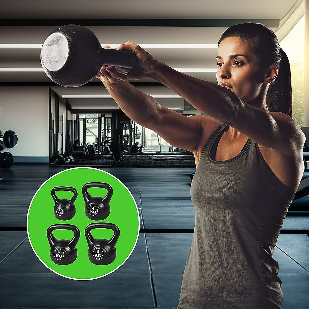 4pcs Exercise Kettle Bell Weight Set 20KG V63-799357