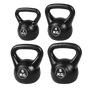 4pcs Exercise Kettle Bell Weight Set 20KG V63-799357