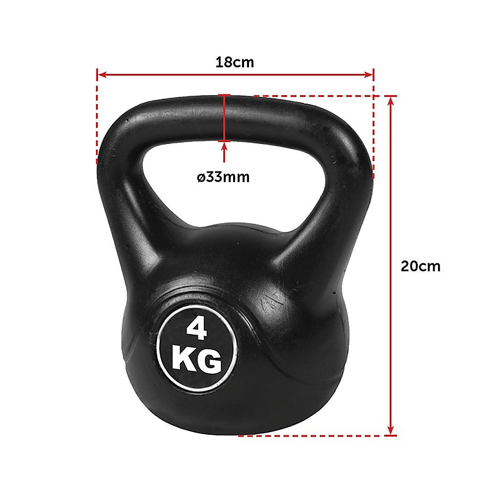 4pcs Exercise Kettle Bell Weight Set 20KG V63-799357