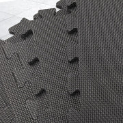 4 Tiles EVA Interlocking Gym Floor Mats - Home Fitness Puzzle Exercise Mat Set V63-799367