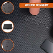 4 Tiles EVA Interlocking Gym Floor Mats - Home Fitness Puzzle Exercise Mat Set V63-799367