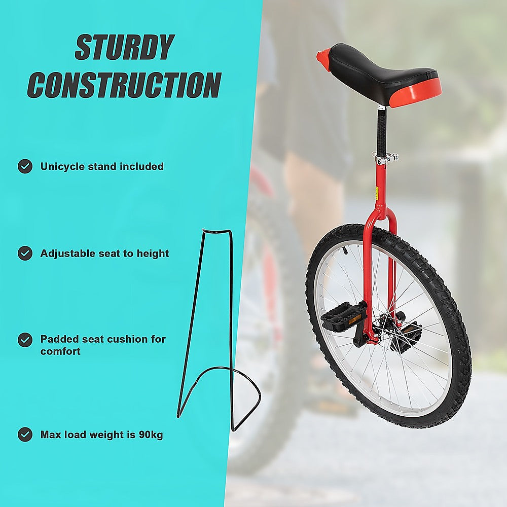 24 Inch Pro Circus Unicycle for Performance Training Indoor Show Use V63-799397