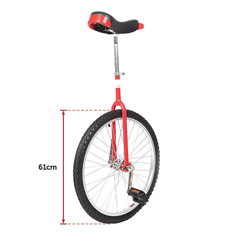 24 Inch Pro Circus Unicycle for Performance Training Indoor Show Use V63-799397