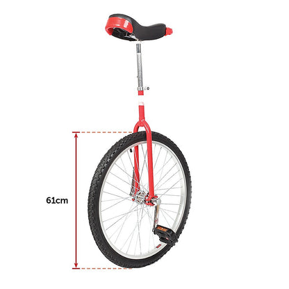 24 Inch Pro Circus Unicycle for Performance Training Indoor Show Use V63-799397