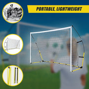 8' x 5' Soccer Football Goal Foot Portable Net Quick Set Up V63-799407