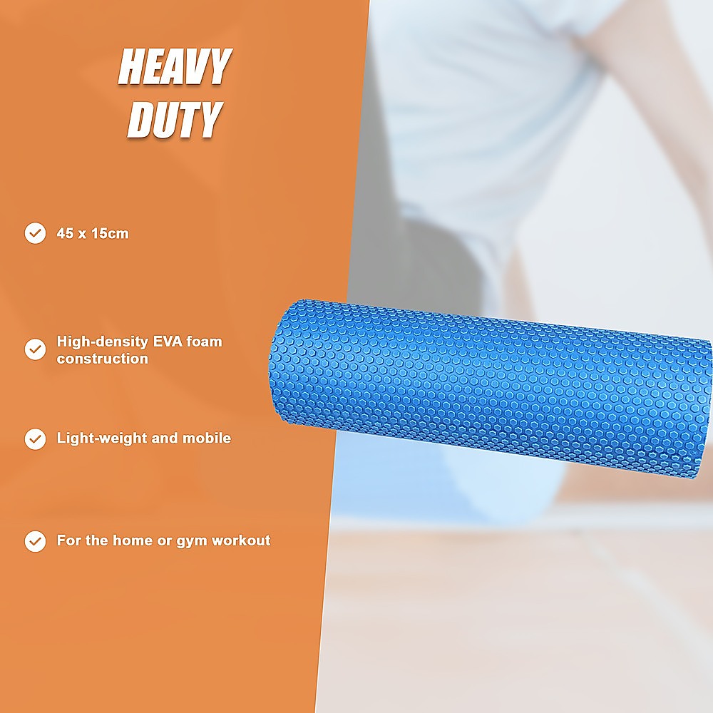 45 x 15cm Physio Yoga Pilates Foam Roller V63-799427