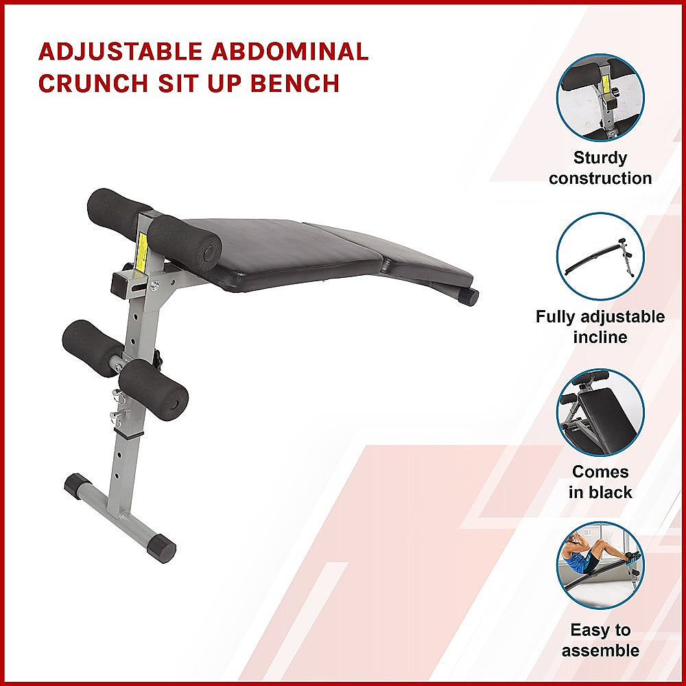 Adjustable Abdominal Crunch Sit Up Bench V63-799447