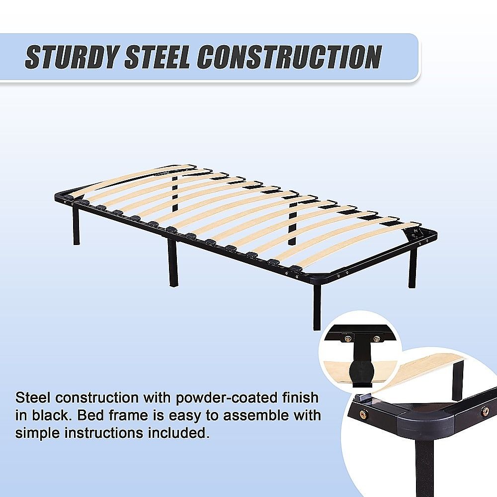 Single Metal Bed Frame - Bedroom Furniture V63-799497