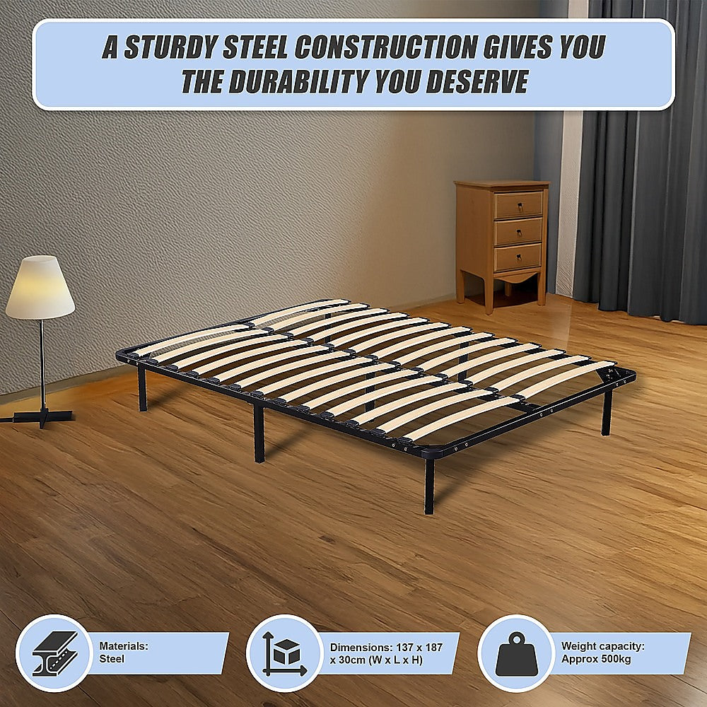 Double Metal Bed Frame - Bedroom Furniture V63-799507