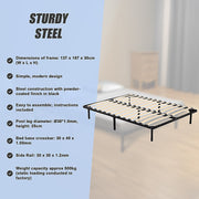 Double Metal Bed Frame - Bedroom Furniture V63-799507