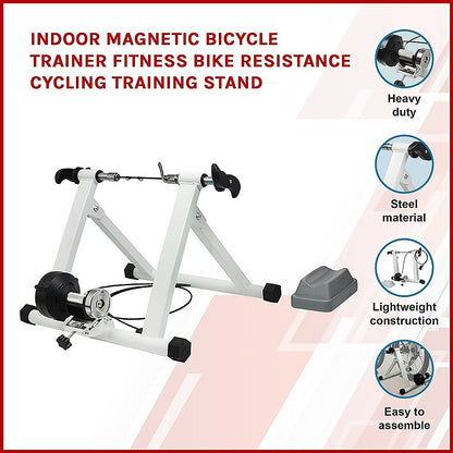 Indoor Magnetic Bicycle Trainer Fitness Bike Resistance Stand V63-800067
