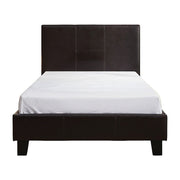 Single PU Leather Bed Frame Brown V63-800717